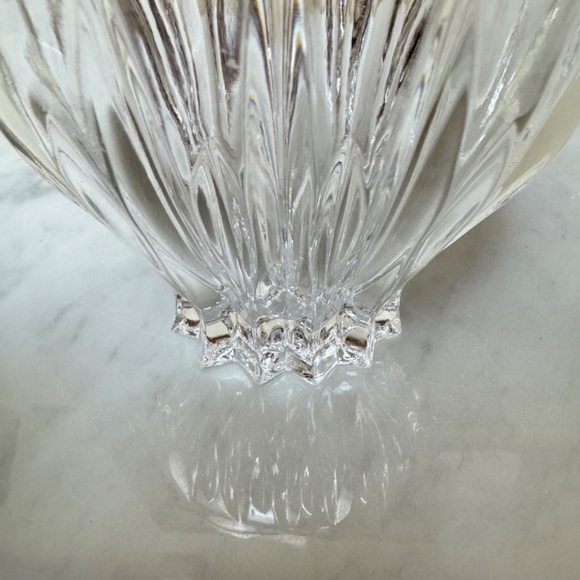 Vintage (1990-1994) Gorham "Lotus Collection" Pocket Crystal Vase West Germany - Picture 8 of 13